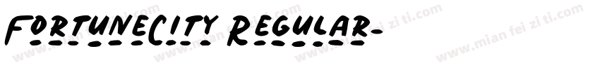 FortuneCity Regular字体转换